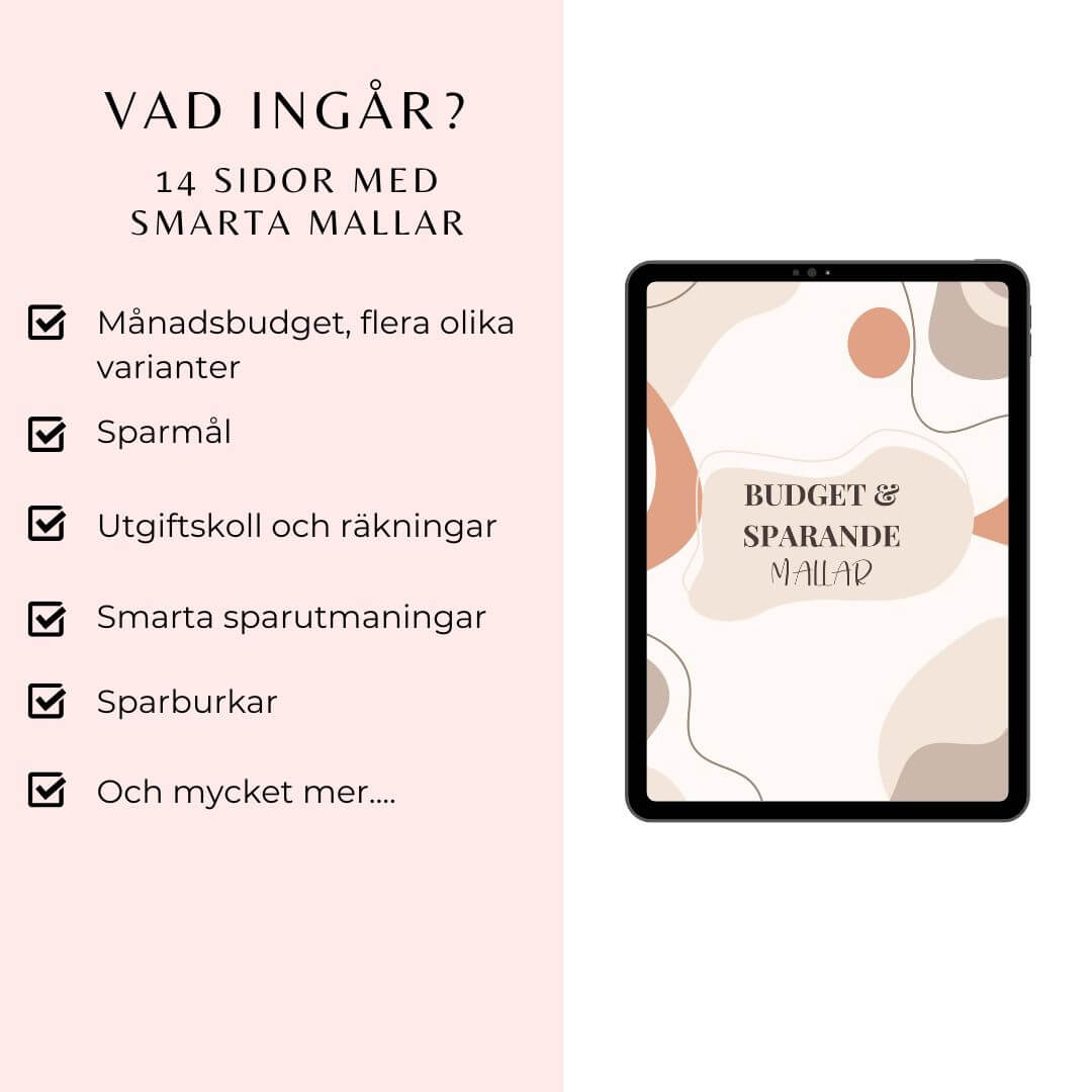 Budget och Sparandemallar