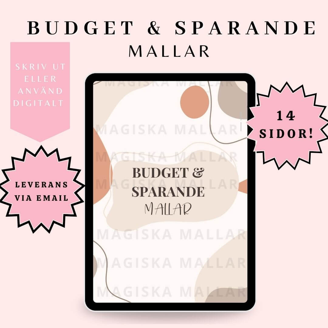 Budget och Sparandemallar