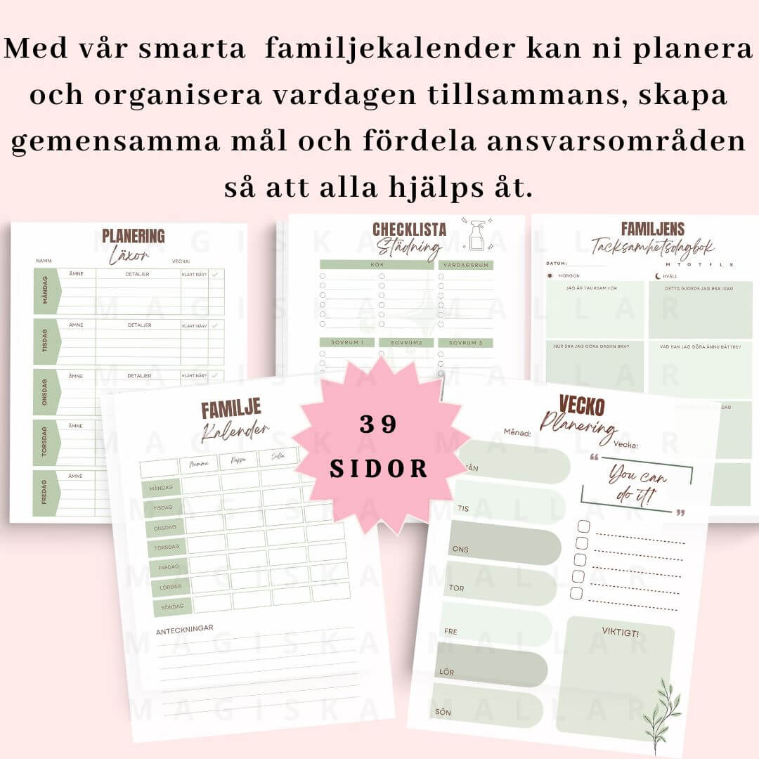 Familjekalender & Planner