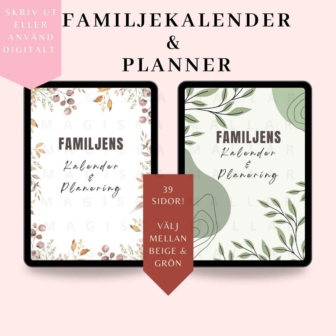 Familjekalender & Planner