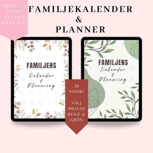 Familjekalender & Planner